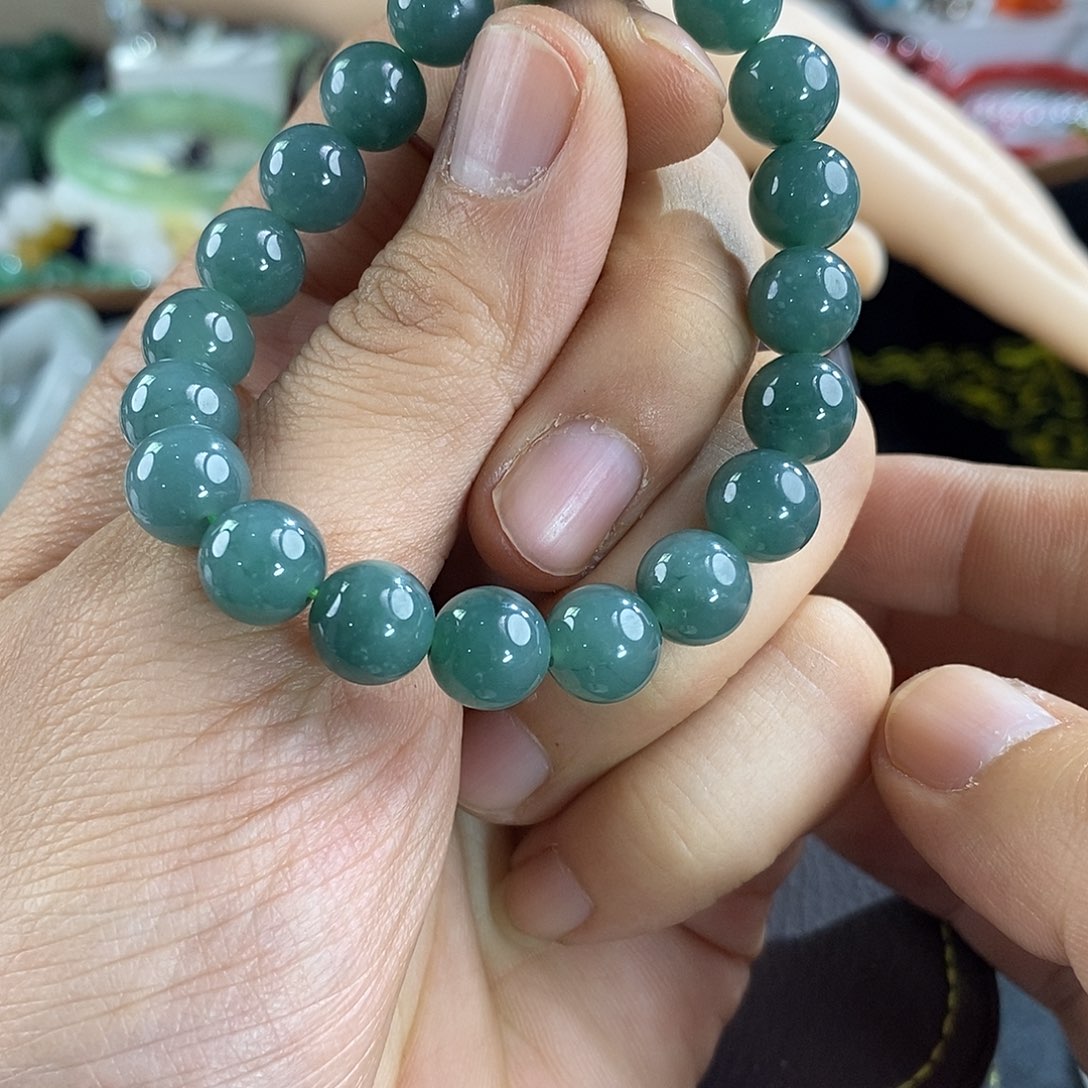翡翠未镶嵌手串手串