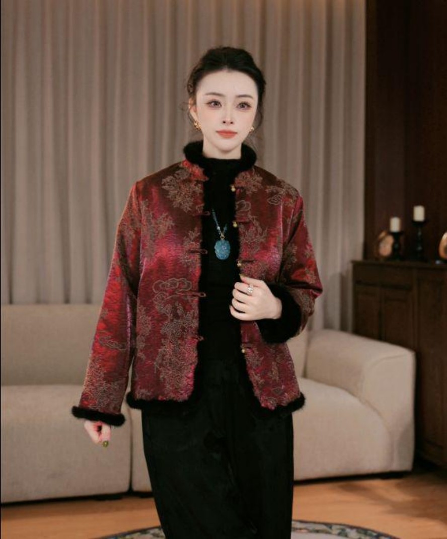 新中式国风加绒加厚外套（DY10185）