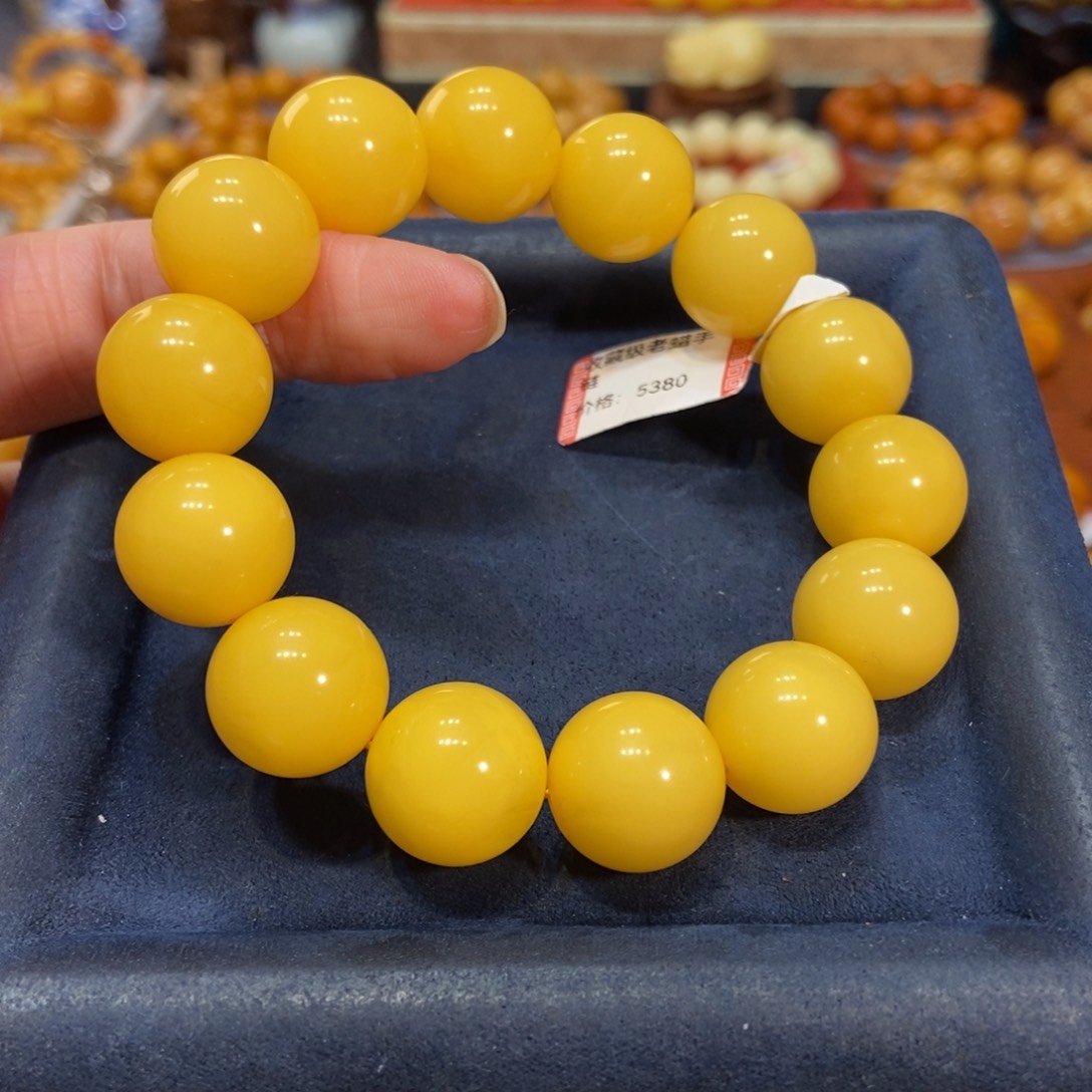 蜜蜡手链未镶嵌蜜蜡