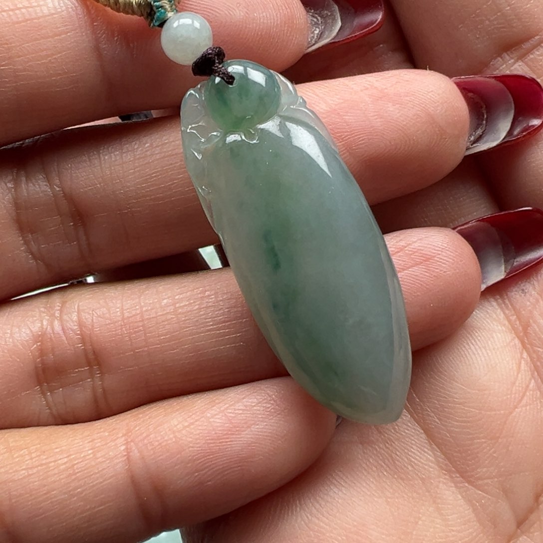 翡翠颈饰未镶嵌福瓜