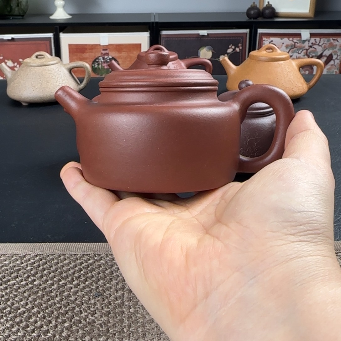 茶壶紫砂微瑕德钟