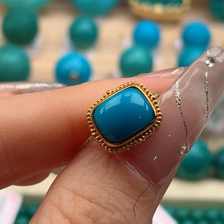 【闪购商品】绿松石配饰18K金镶嵌