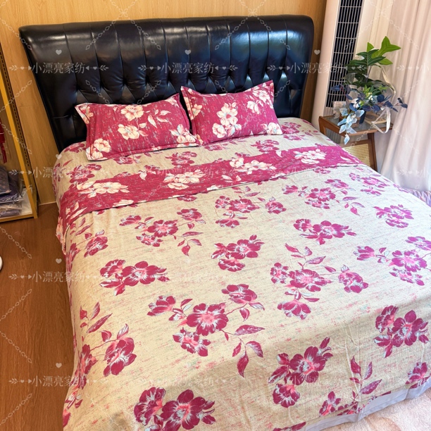 D斜纹双层纱四件套 单（双、加大）软糯透气  四季可用（九）