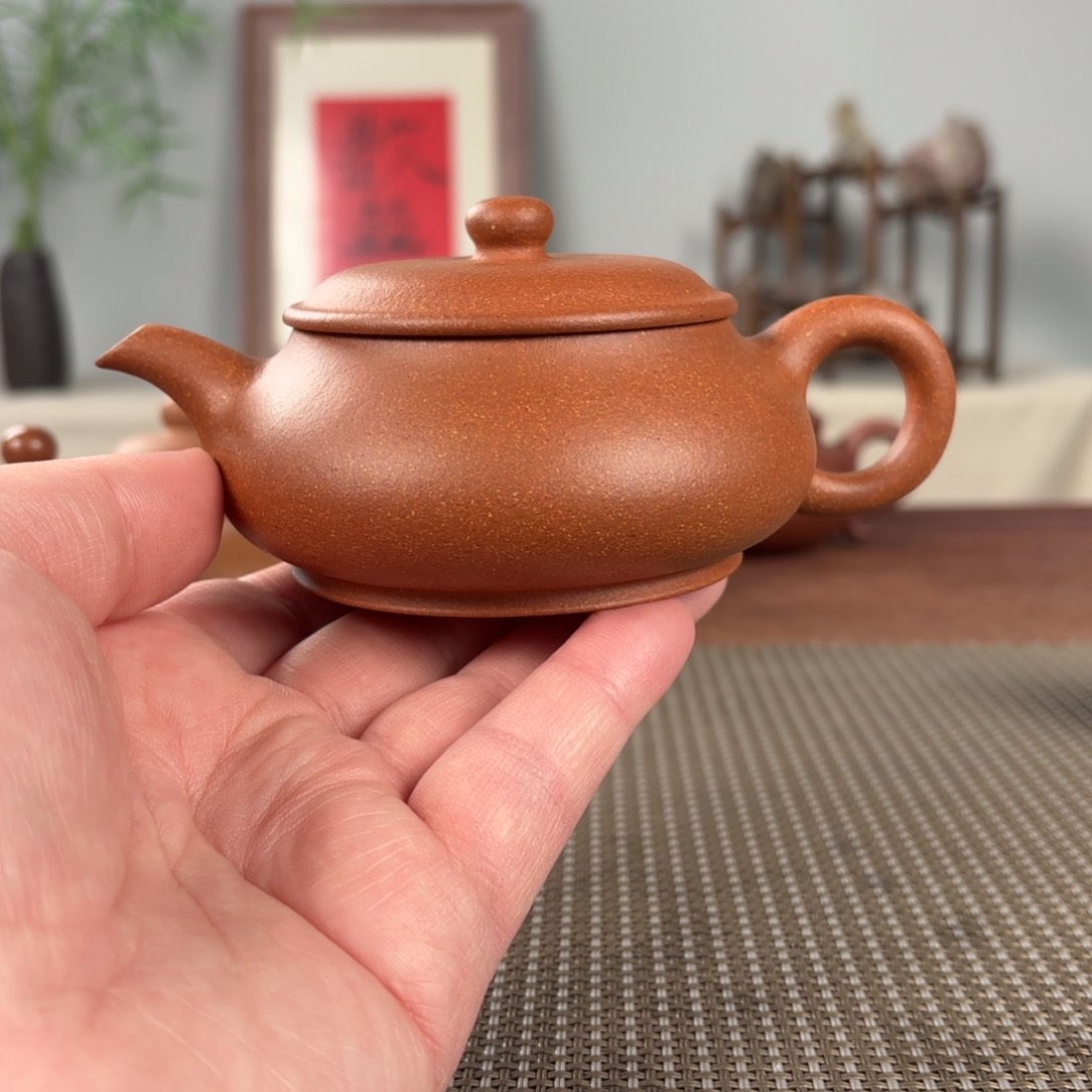 紫砂茶壶黄龙山原矿紫砂壶160