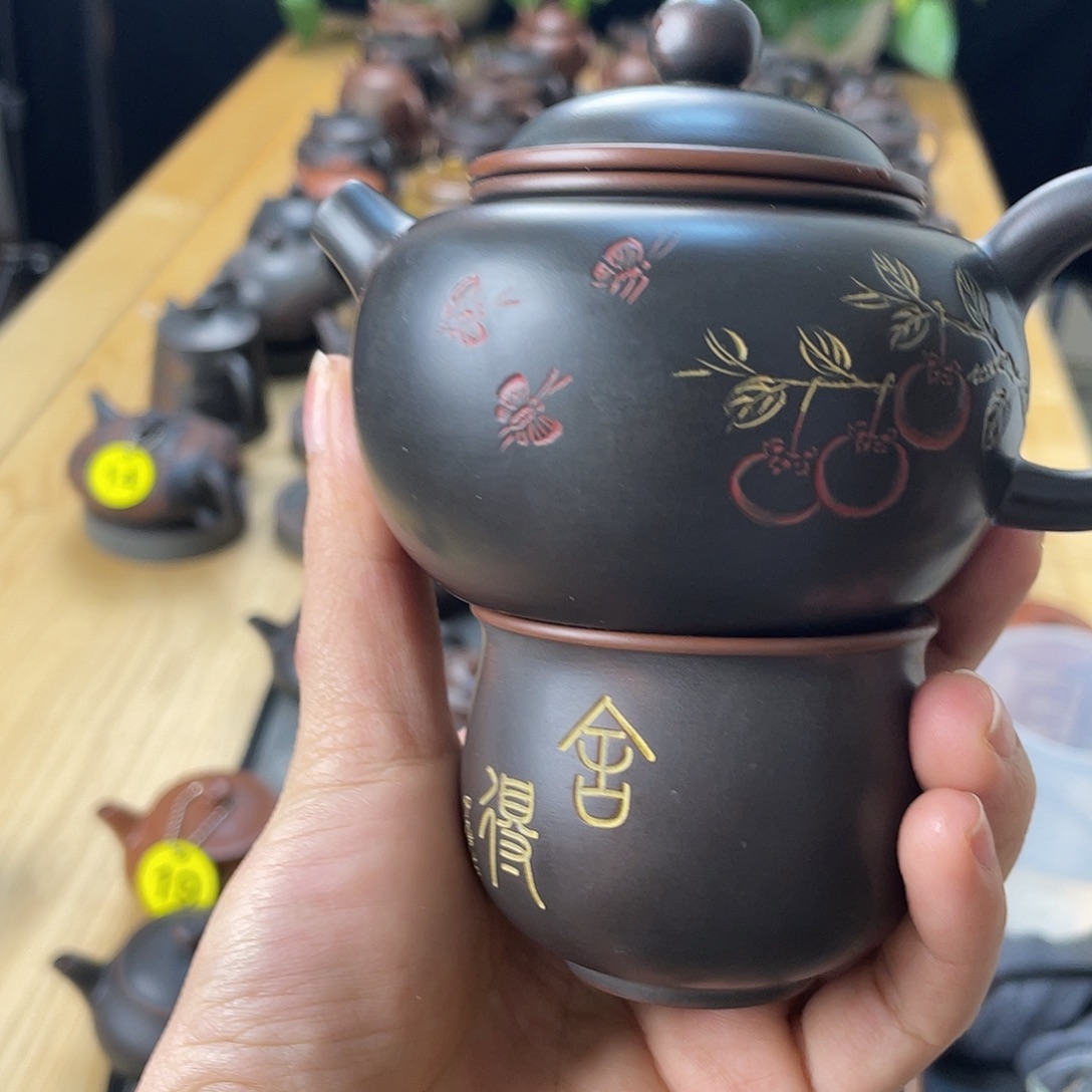 用***7泥塑壶壶容天壶加杯