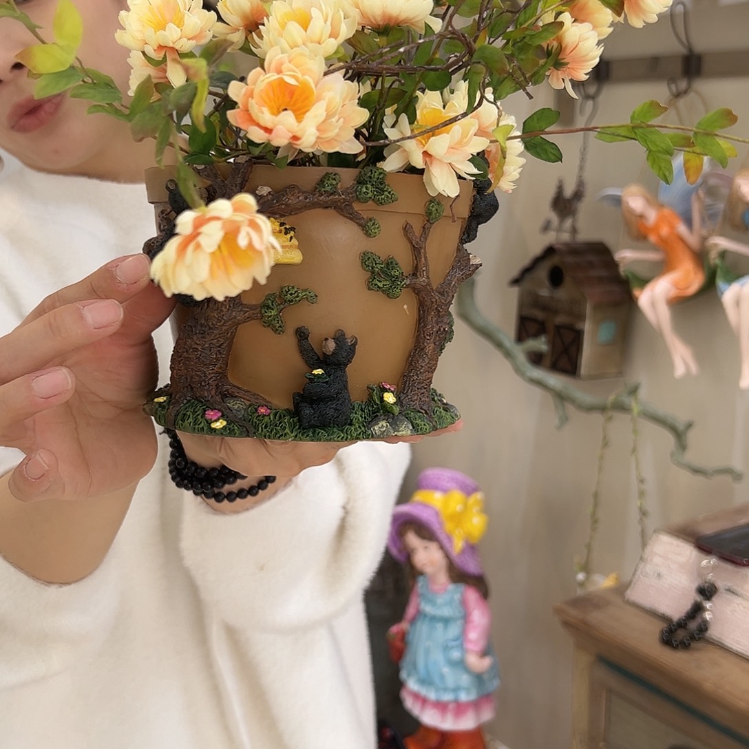 花园摆件红红火火