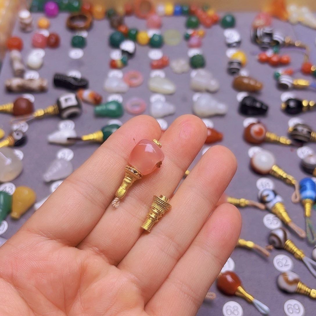 玛瑙/玉髓隔珠未镶嵌-***.