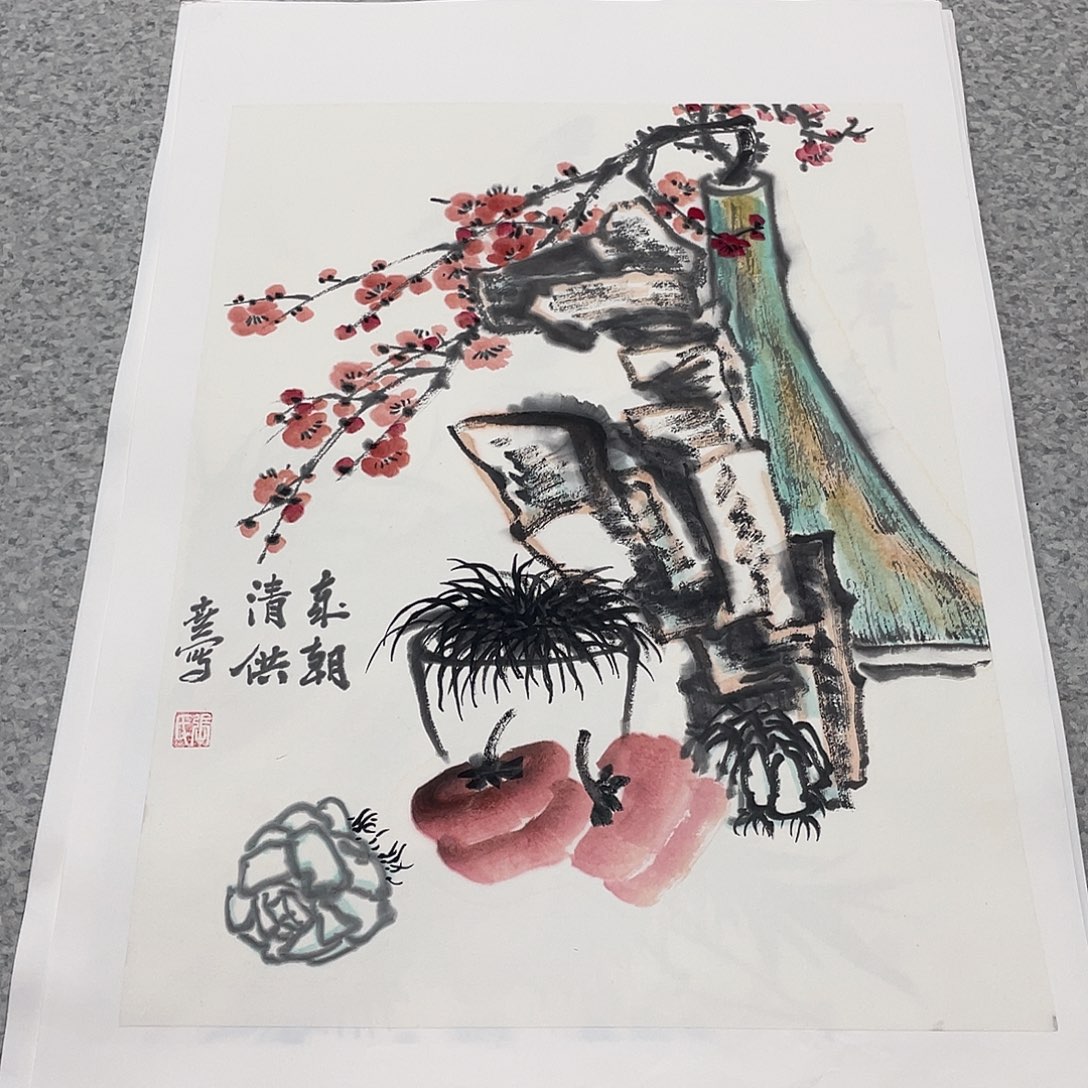 国画1.4平尺国画作品