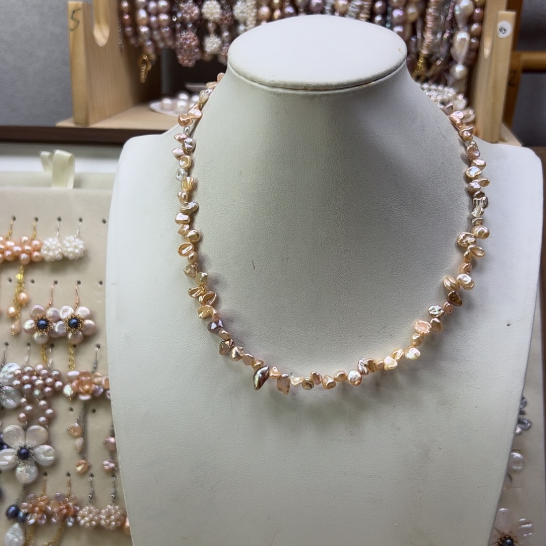 艳***生合金手绳淡水珍珠