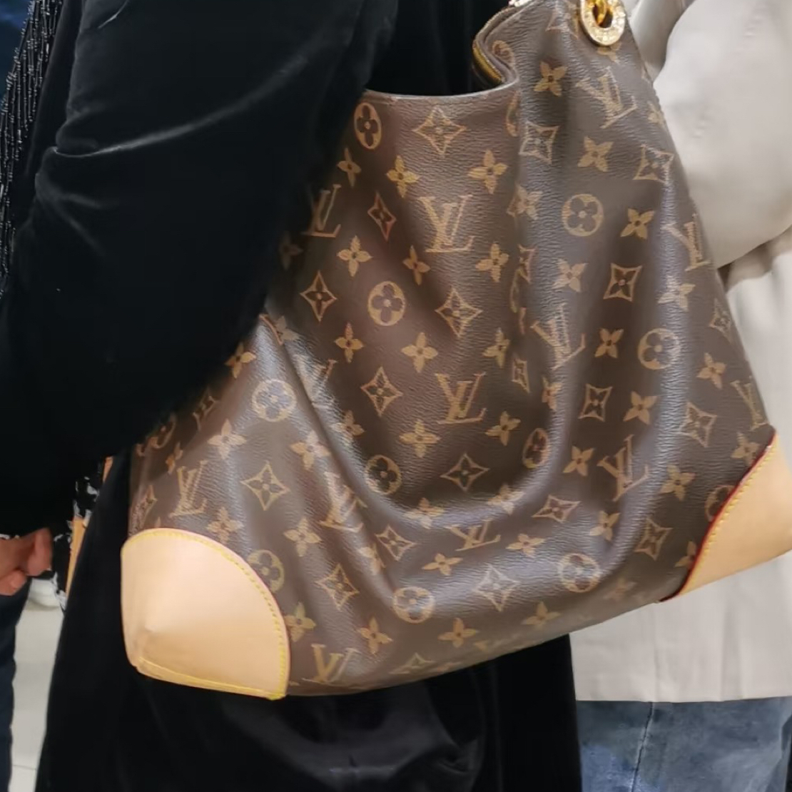 95新 LouisVuitton/路易威登 lv老花sully8892