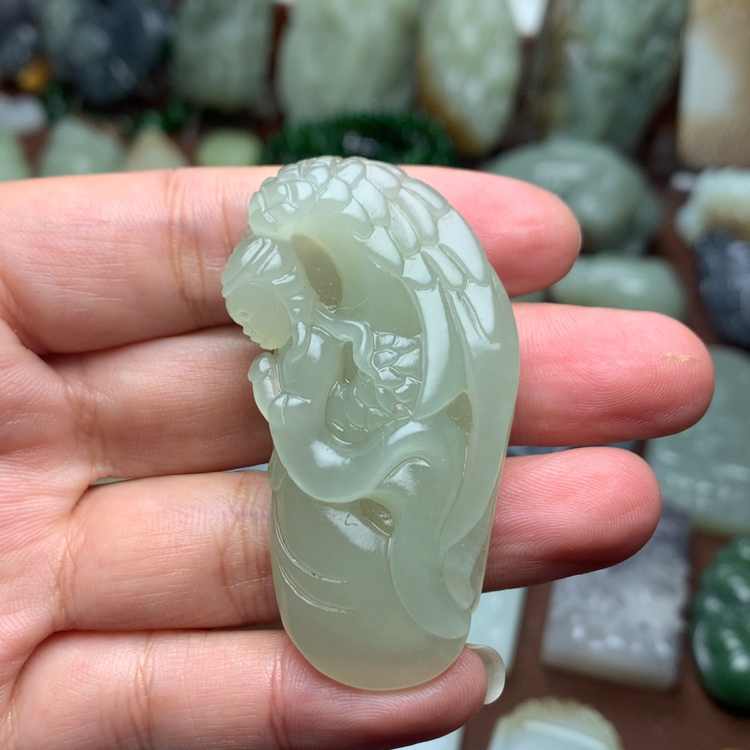 和田玉挂件未镶嵌