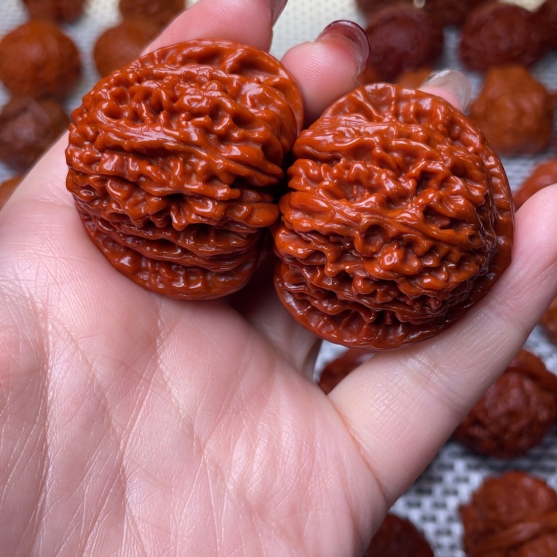 桃核吊坠文玩核桃 手把件 四座楼 44