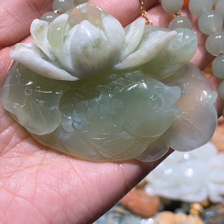 岫玉毛衣链未镶嵌