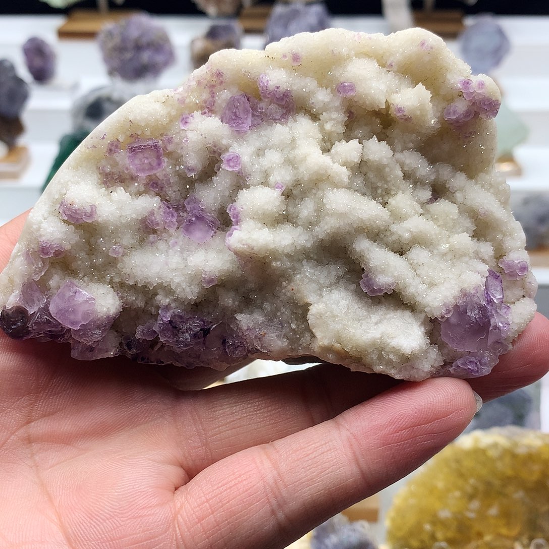 石材贵州紫萤石水晶