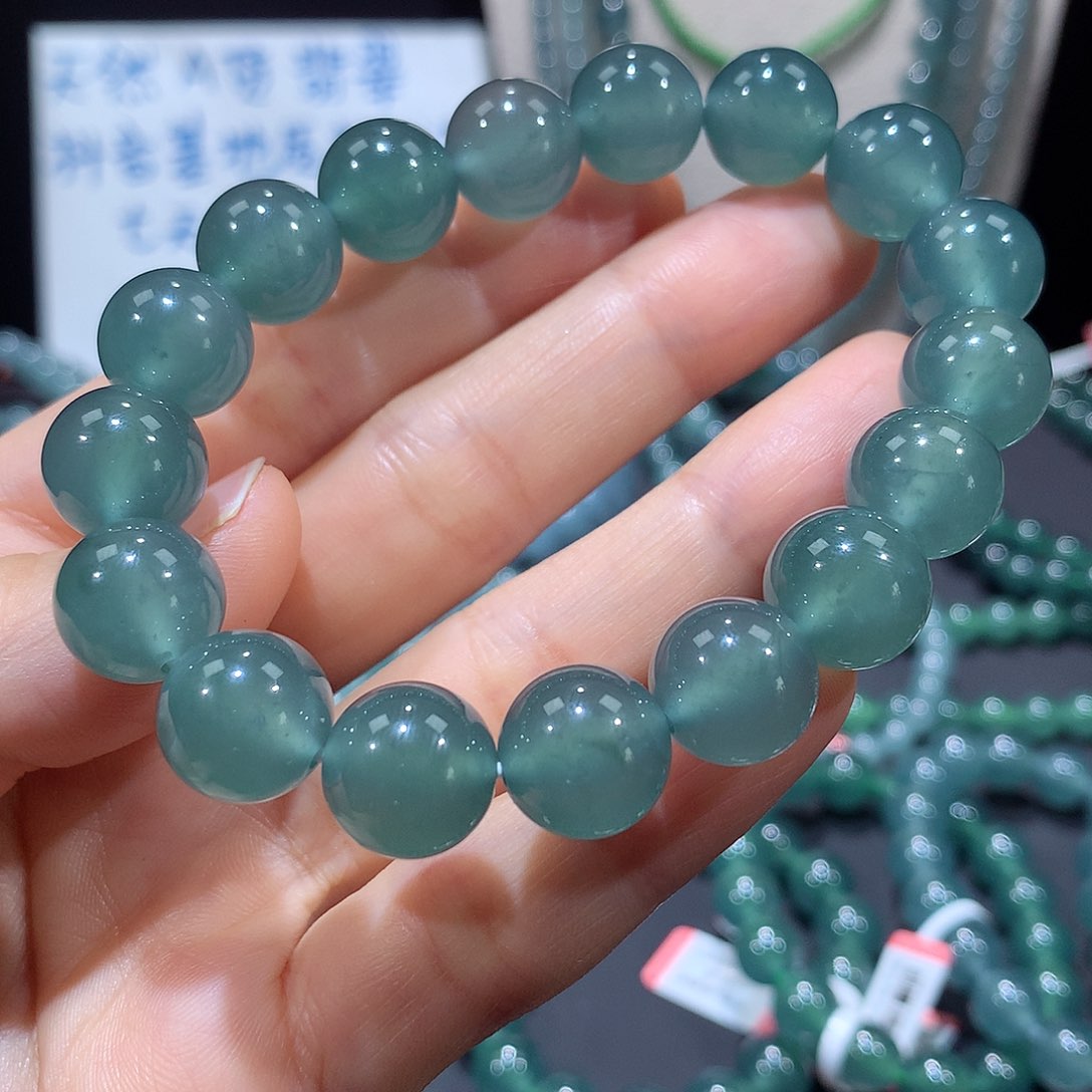 未镶嵌手串翡翠a****a正品纯天然A货翡翠手串