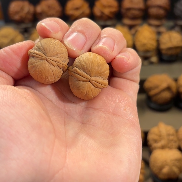 文玩核桃把件铁球