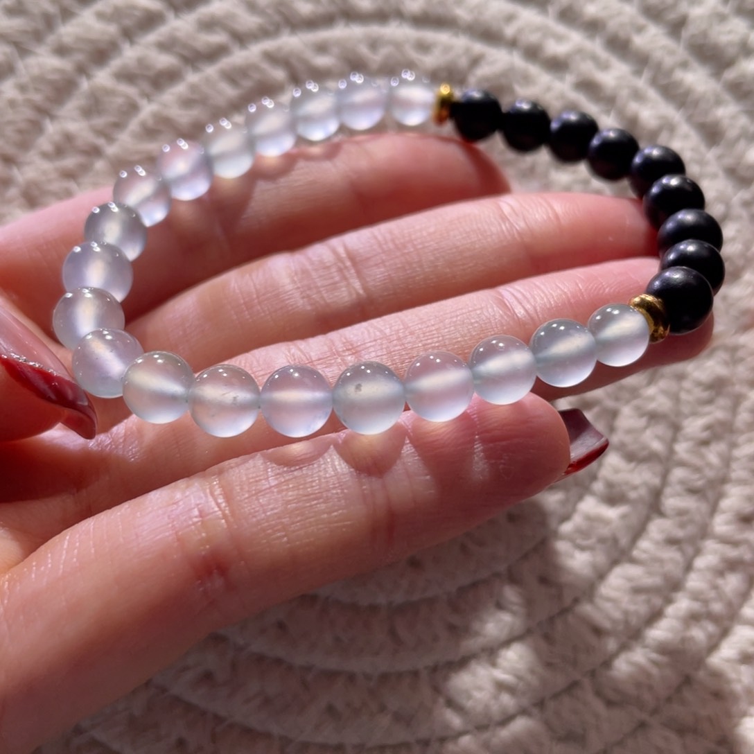 翡翠散珠天然缅a冰玻半串（2000/颗）