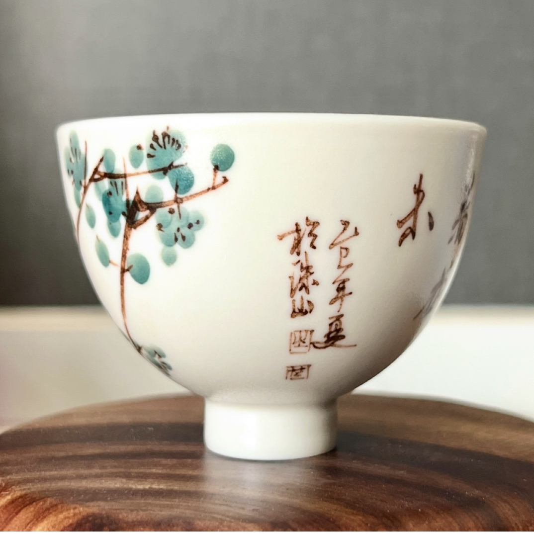暗香纯手工手绘主人杯，容量60