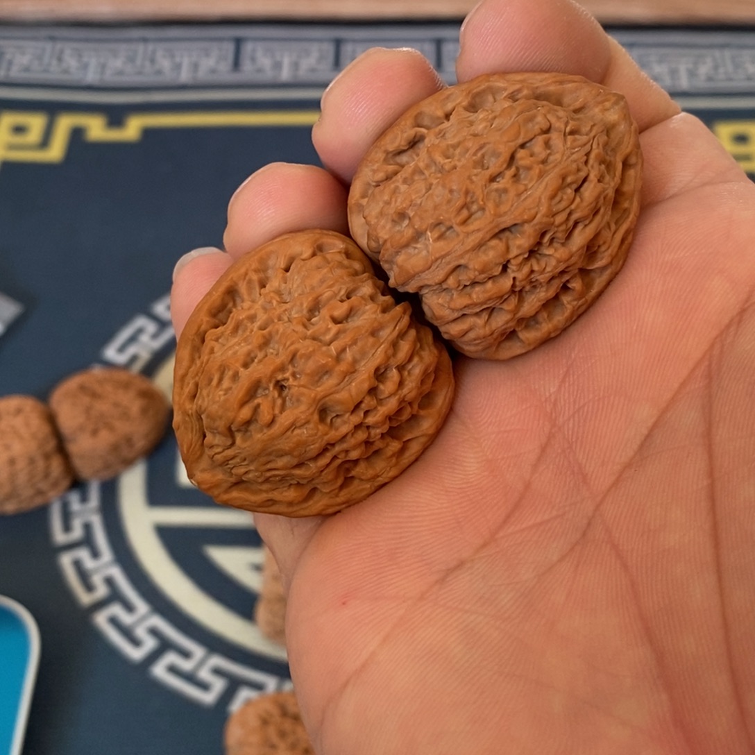 晴***豹把件文玩核桃涿鹿南将