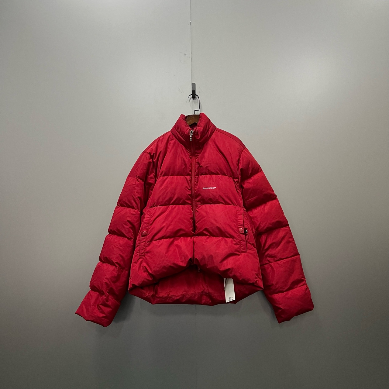 95新 Balenciaga/巴黎世家 y18 红色印花logo服 44码/100860