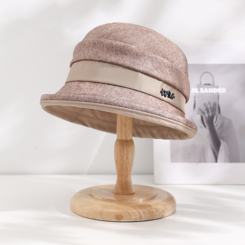 重磅真丝桑蚕丝礼帽遮阳帽四季款春夏新款休闲百搭时尚韩版日系帽