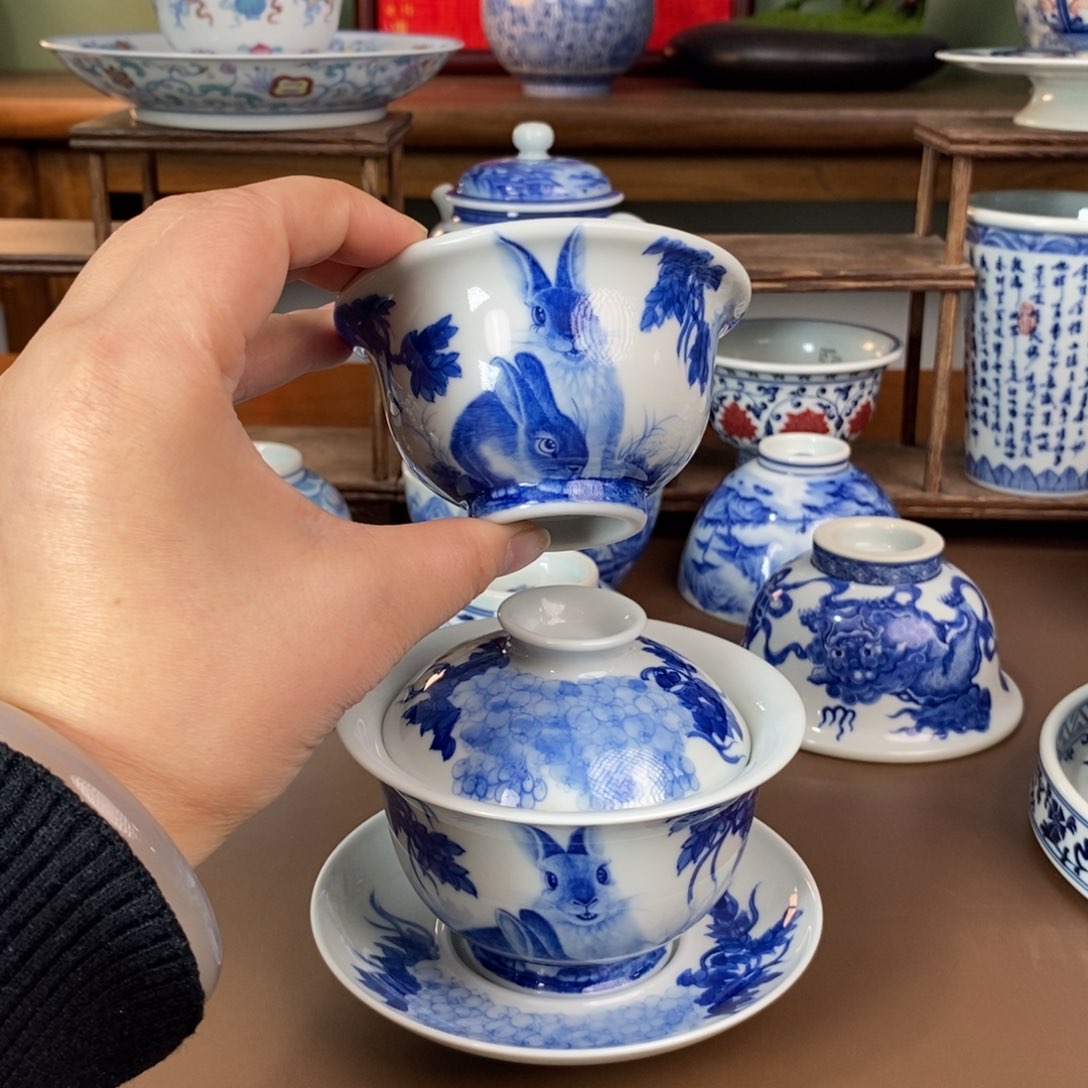 景德镇陶瓷手工手绘