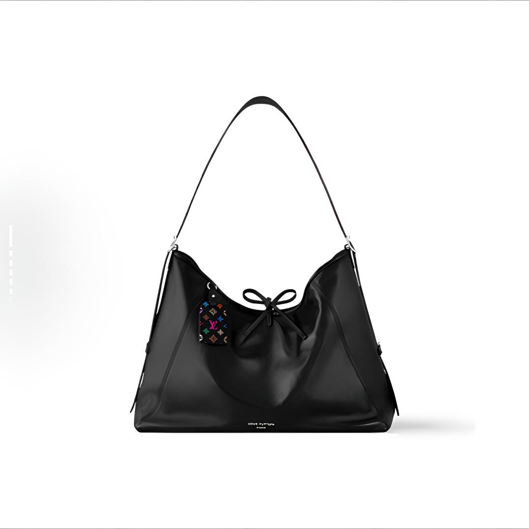 全新未使用 LouisVuitton/路易威登 car go 中号 黑三彩