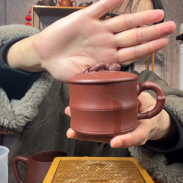 茶杯紫砂原矿紫砂杯