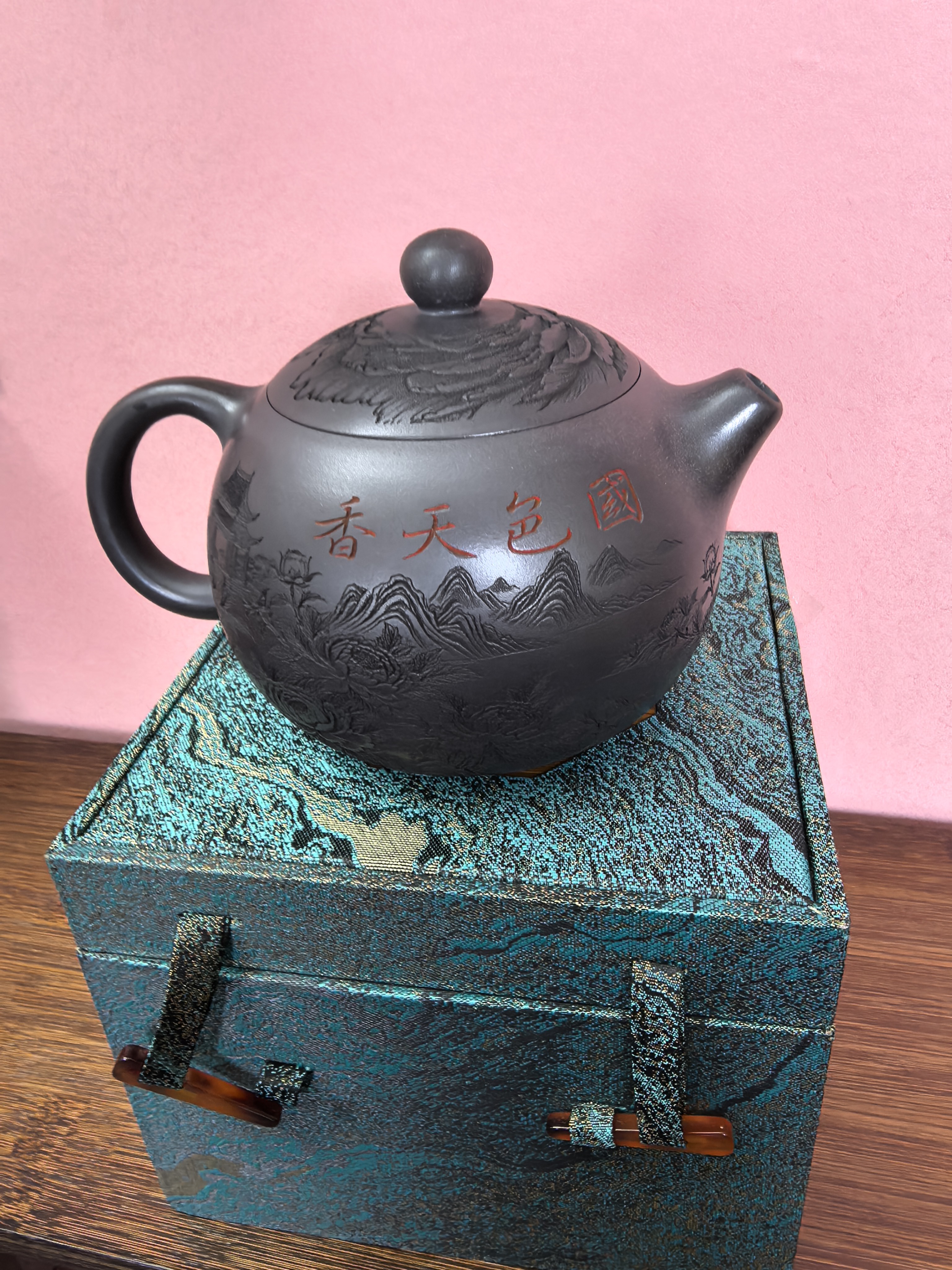 |壶道堂|宜兴原矿石黄 国色天香西施壶 大容量500Cc