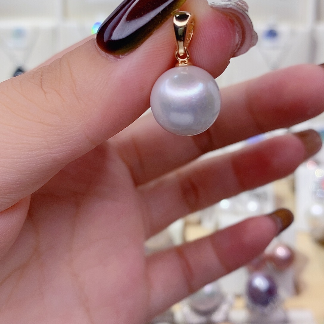 吊坠(赠链)银S925镶嵌淡水珍珠