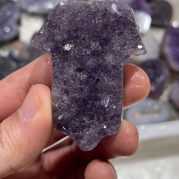 紫晶未镶嵌大型摆件（非配饰）