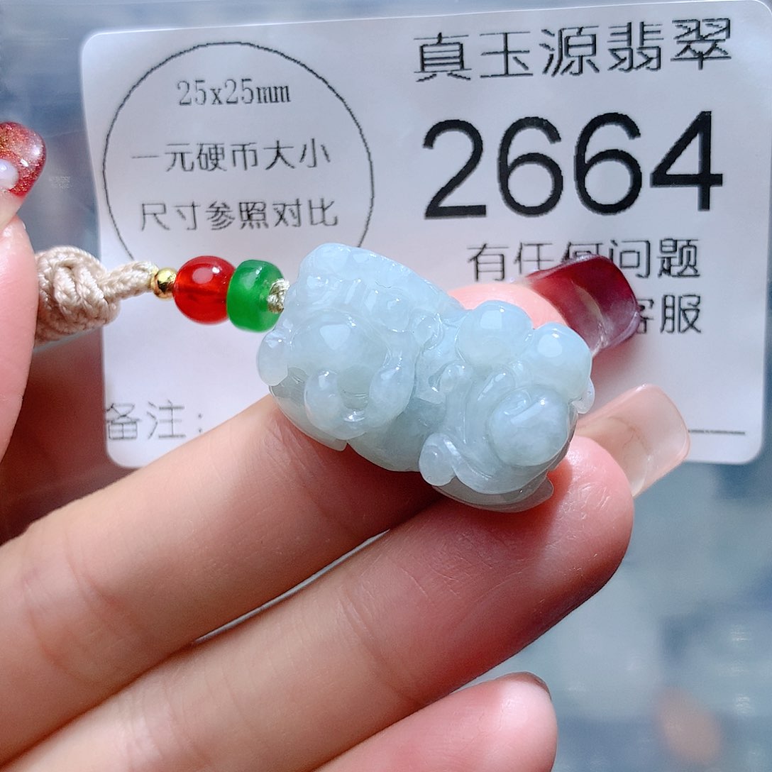 翡翠颈饰未镶嵌2664。