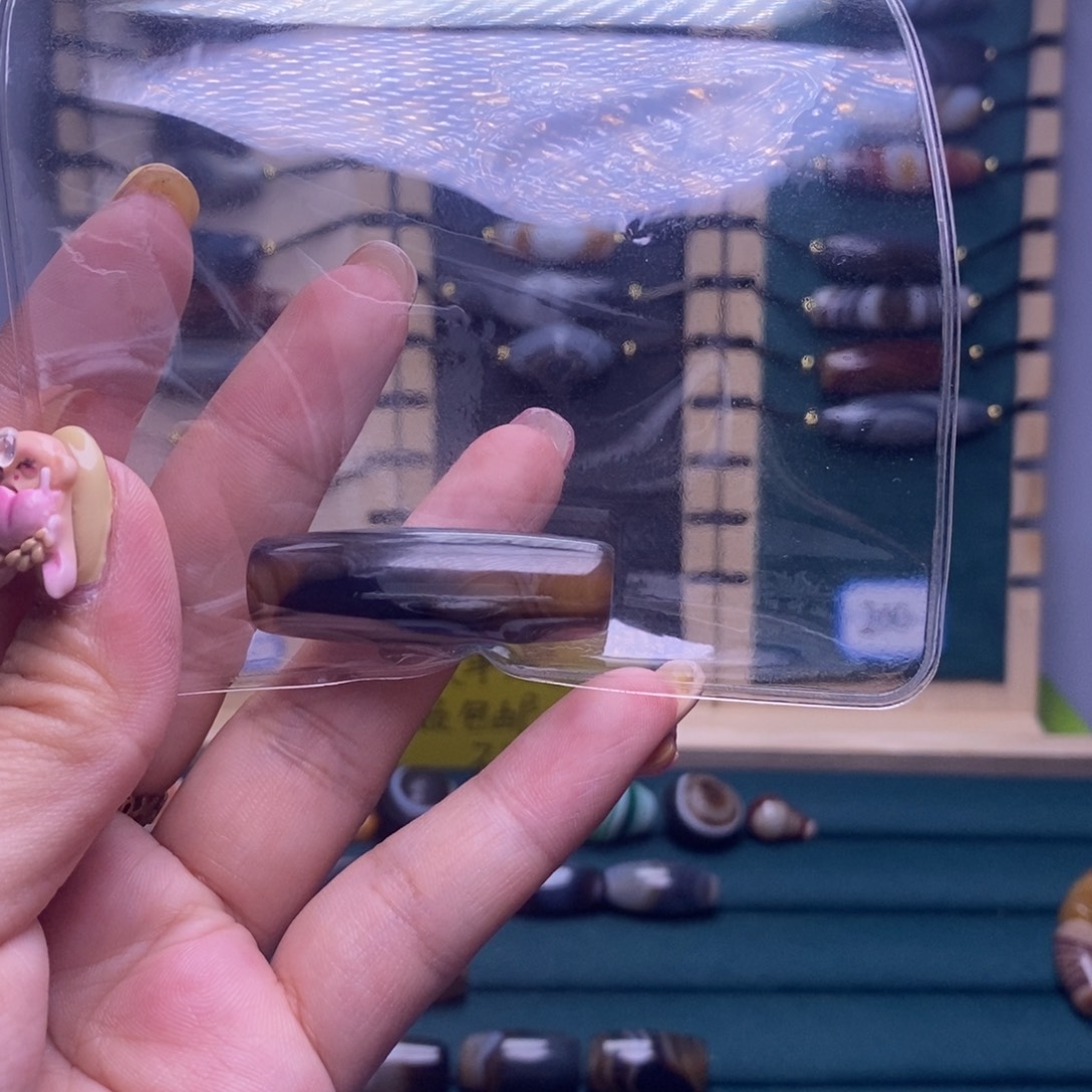 杨***竹玛瑙/玉髓合金吊坠(不含链)