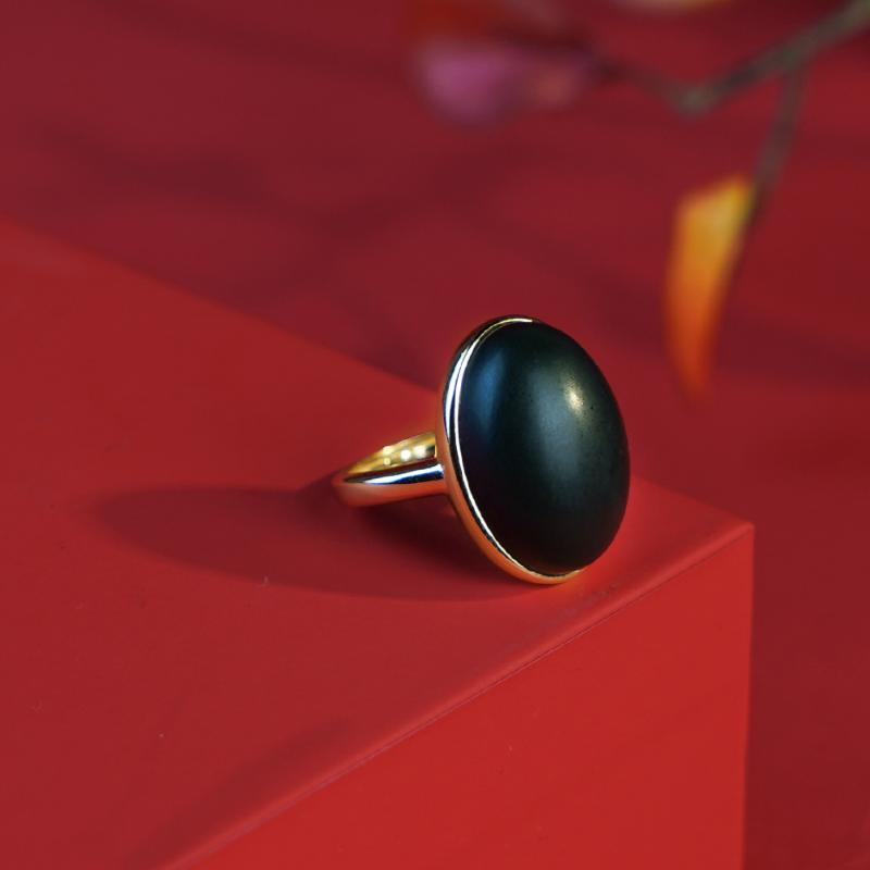 【香掌柜】和田玉特细塔青戒指（发一件）