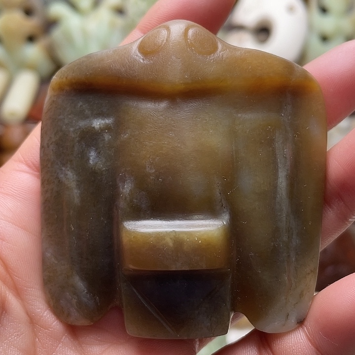 岫岩老玉（透闪石质玉）未镶嵌把件