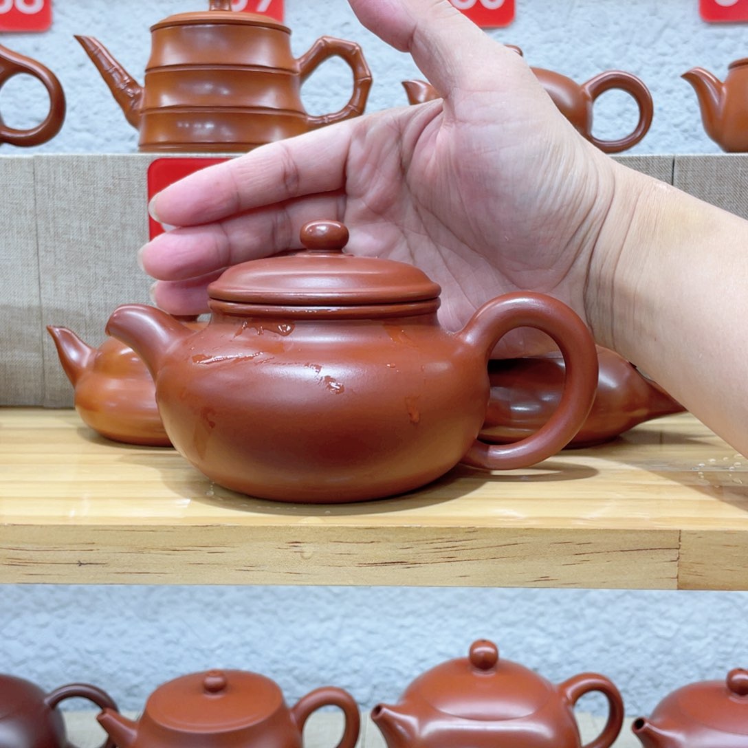 茶壶紫砂利*路大容量仿古280毫升