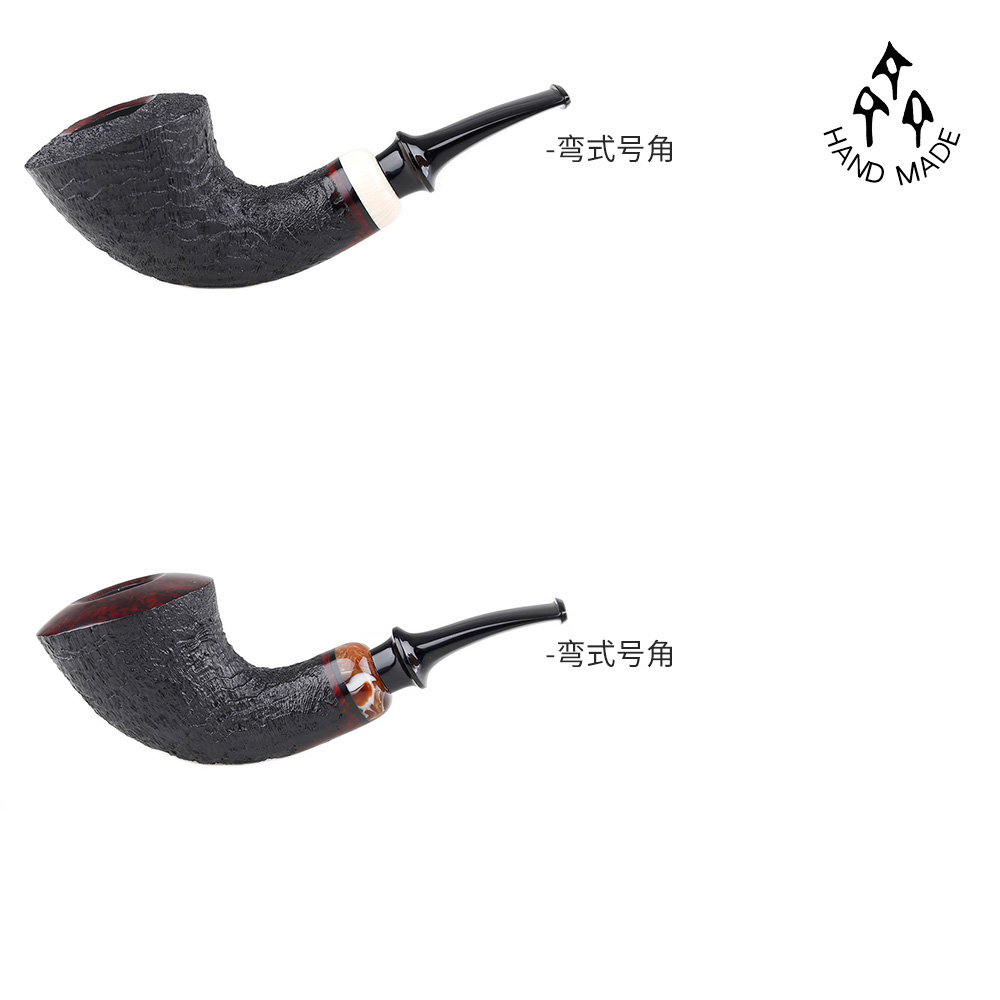 齐国斌工作室运动系列烟斗手工石楠木烟斗自由式进口男士入门专用