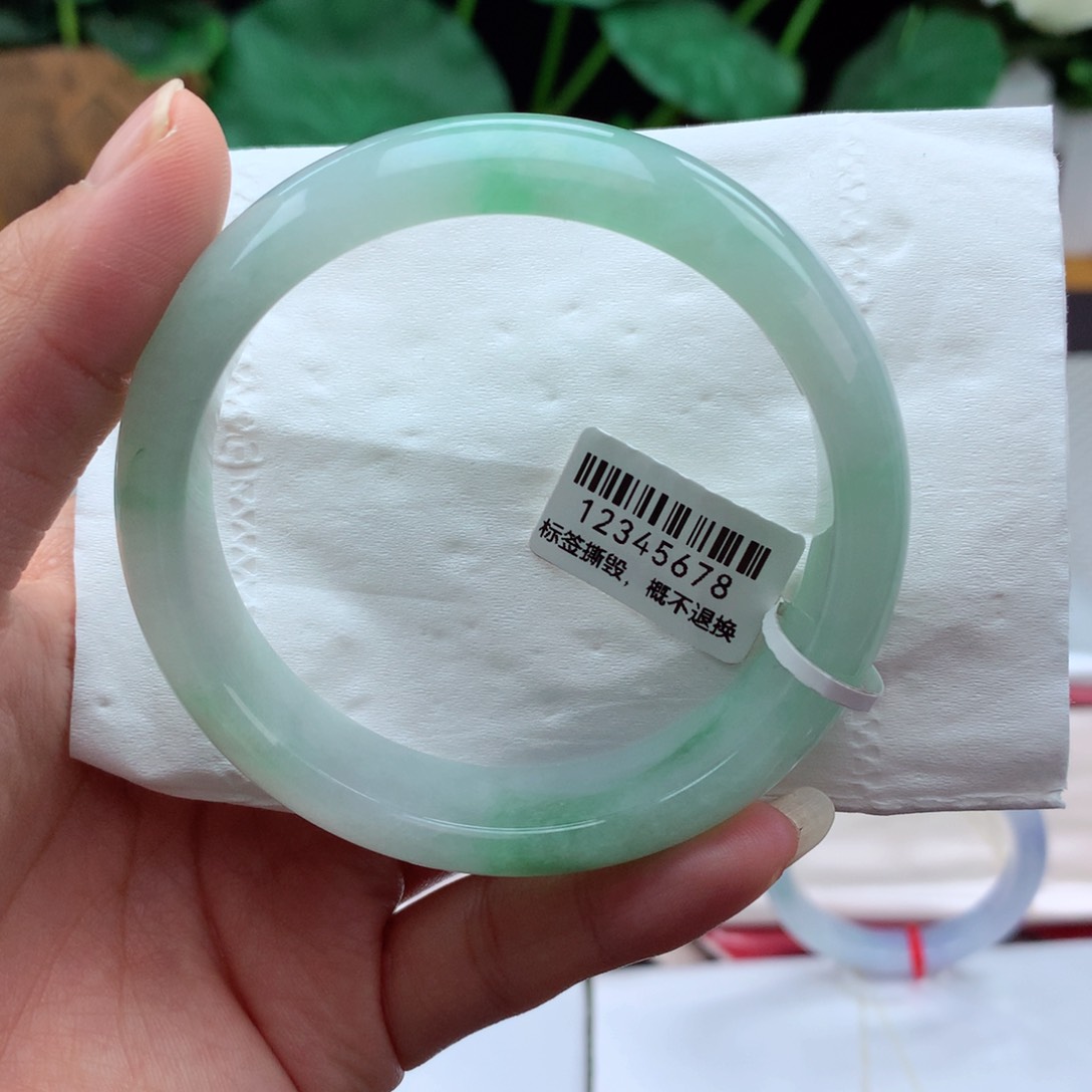 未镶嵌手镯翡翠夕***阳纯天然