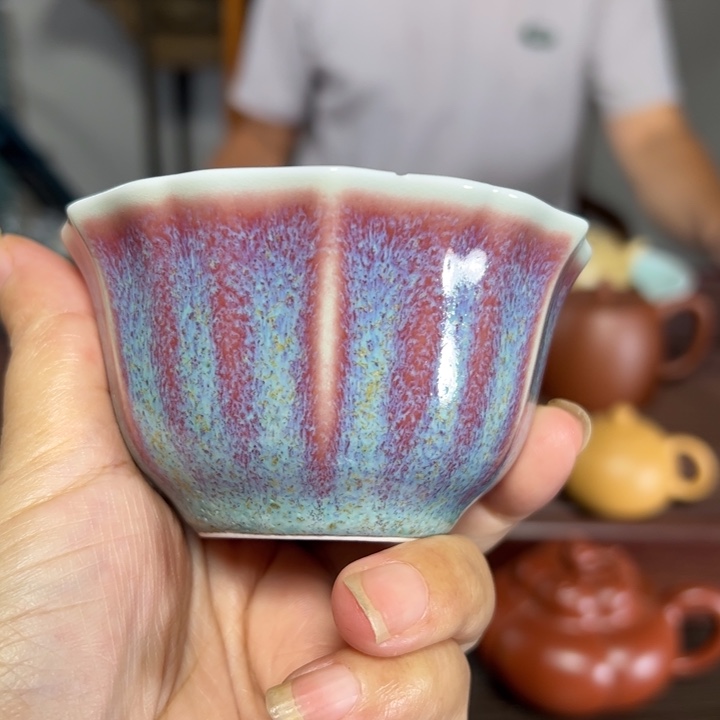 茶壶紫砂青瓷窑变杯子