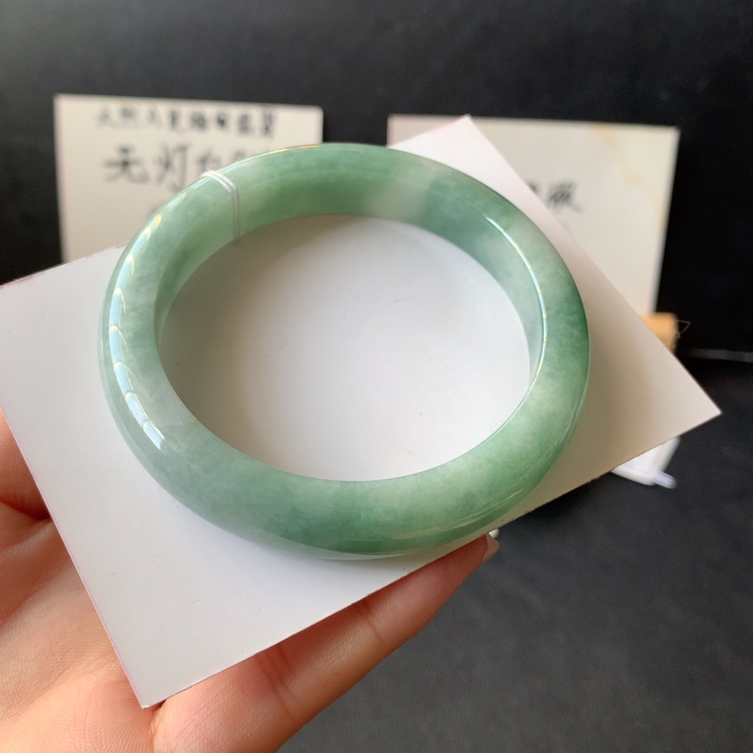 翡翠未镶嵌手镯6号55.6-11.5-8.3