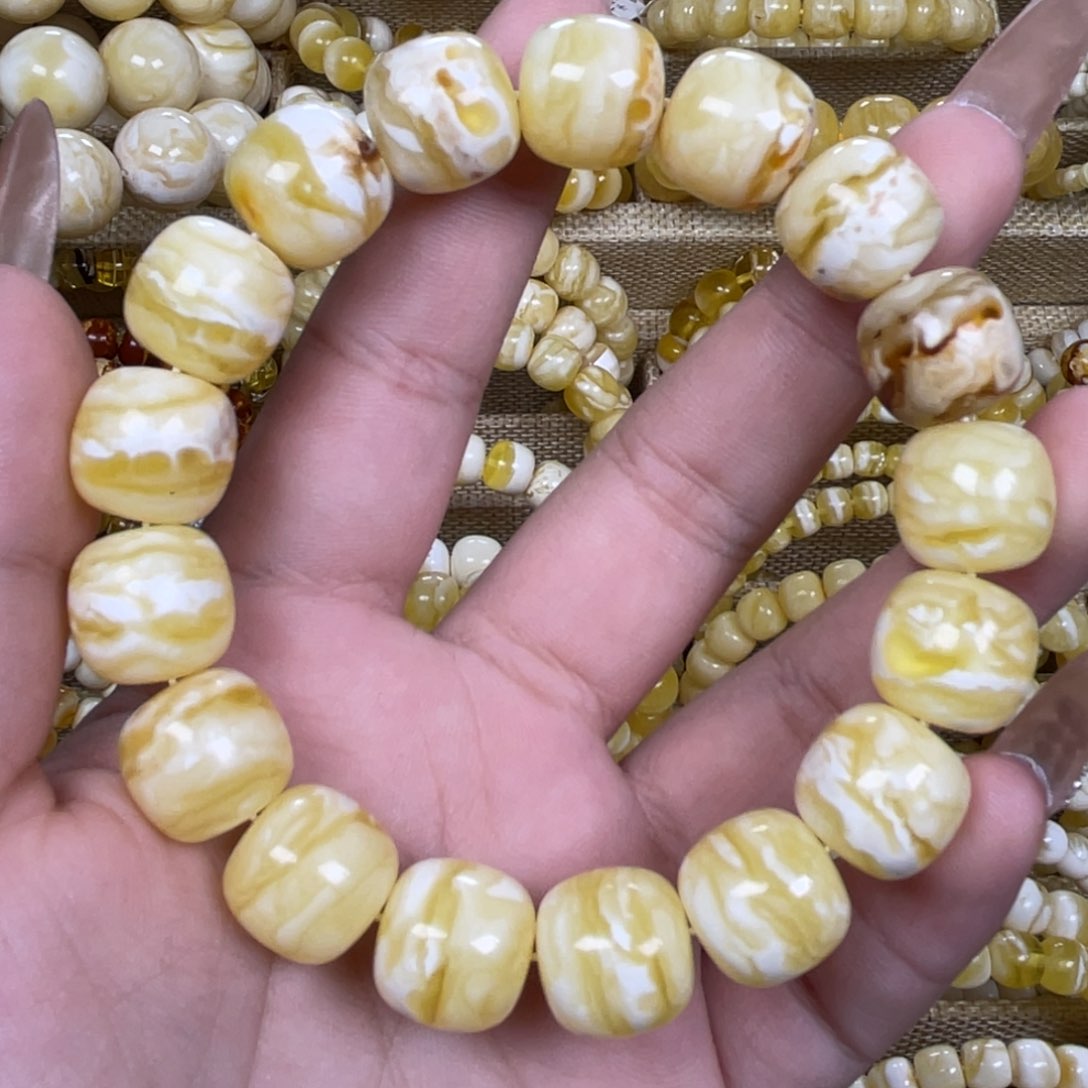 手绳琥珀未镶嵌13m