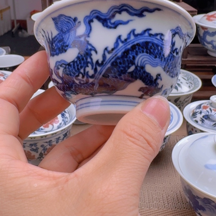 景德镇陶瓷手串手绘