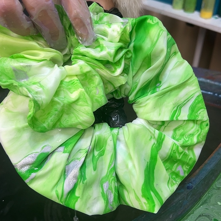 绿色系列发圈圈圈