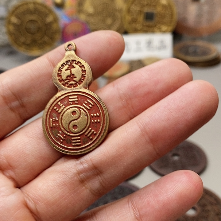 铜现代仿制工艺文创铜币 