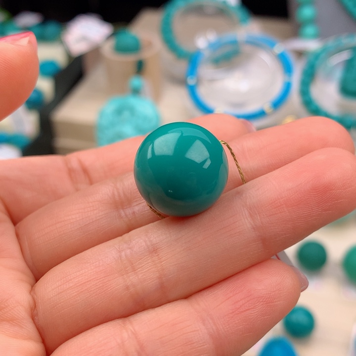 【闪购商品】绿松石配饰16.8mm未镶嵌