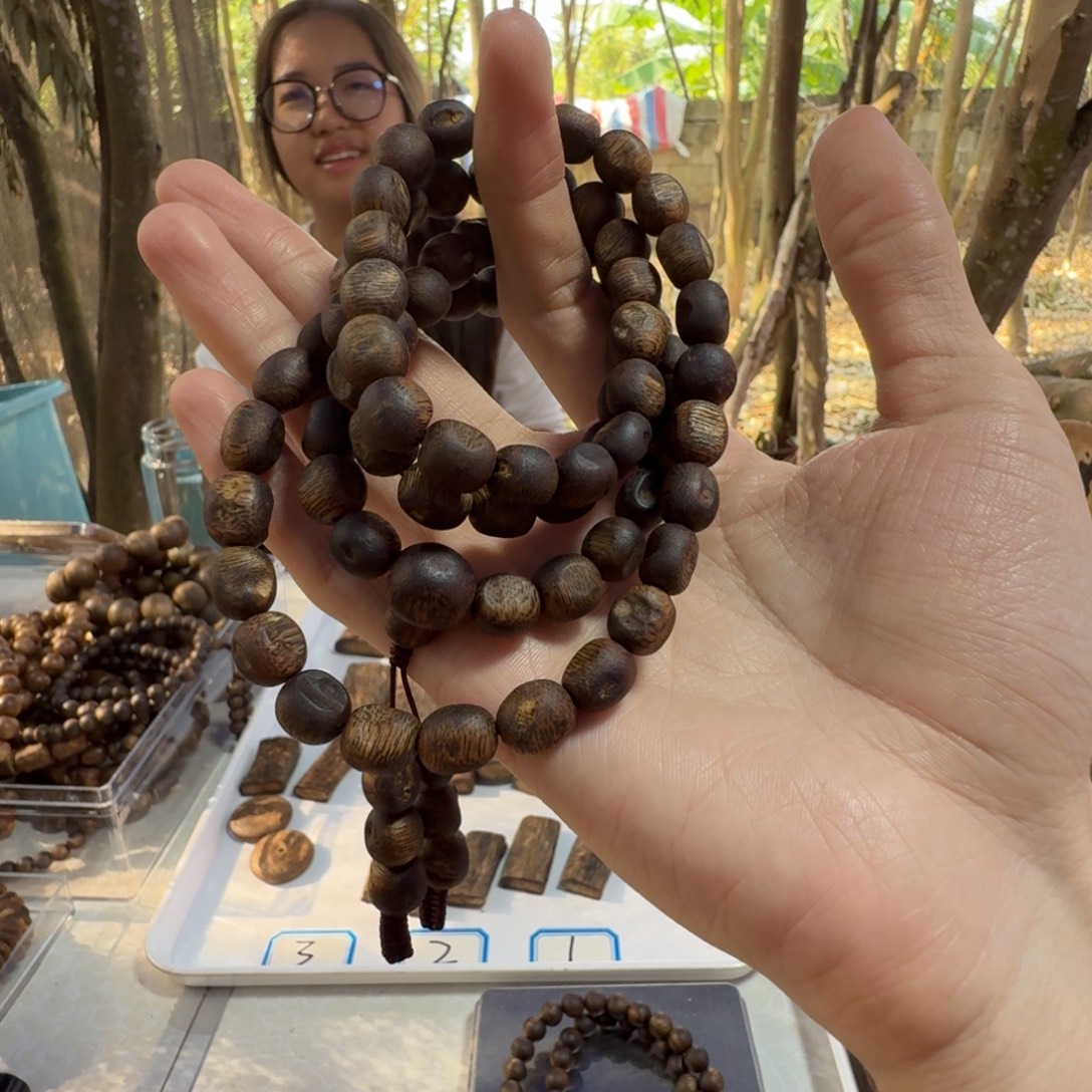 木***清手串沉香奇楠沉香原木