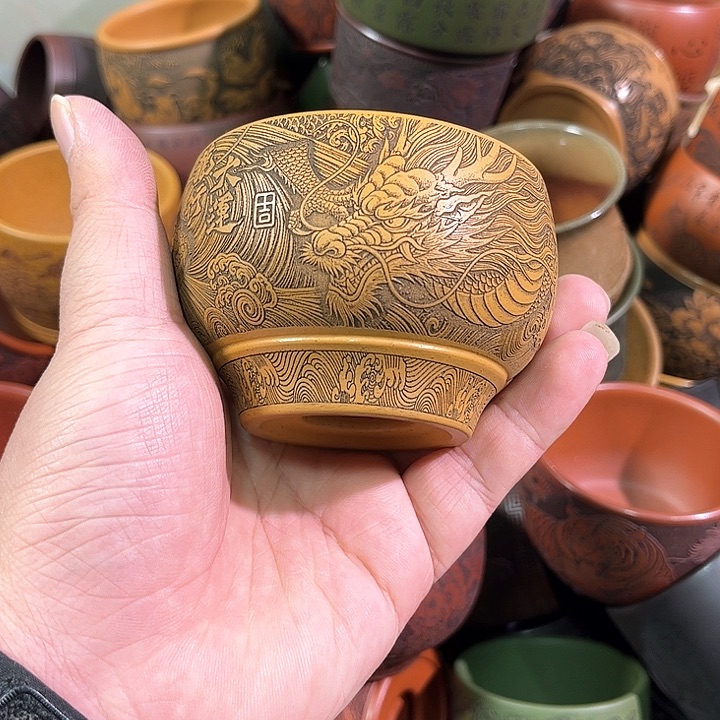 茶杯紫砂全手工紫砂主人杯