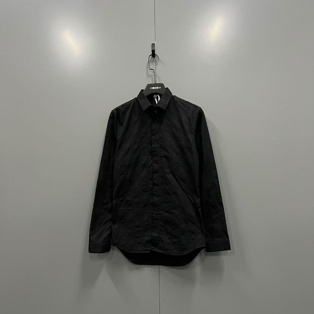 95新 DIOR/迪奥 (ll) 迪奥 黑色暗纹印花衬衫 37