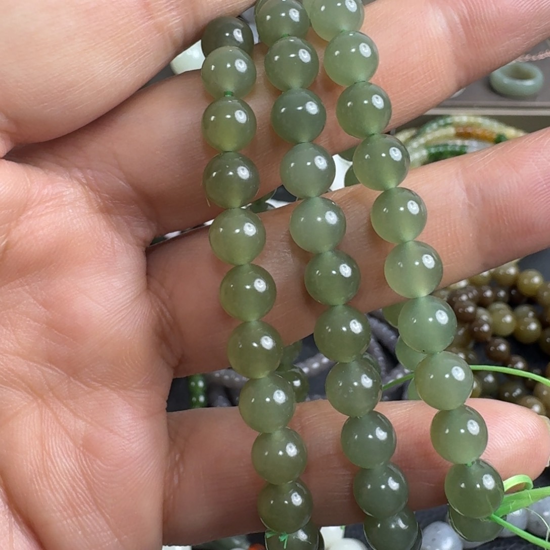 未镶嵌手串和田玉发一