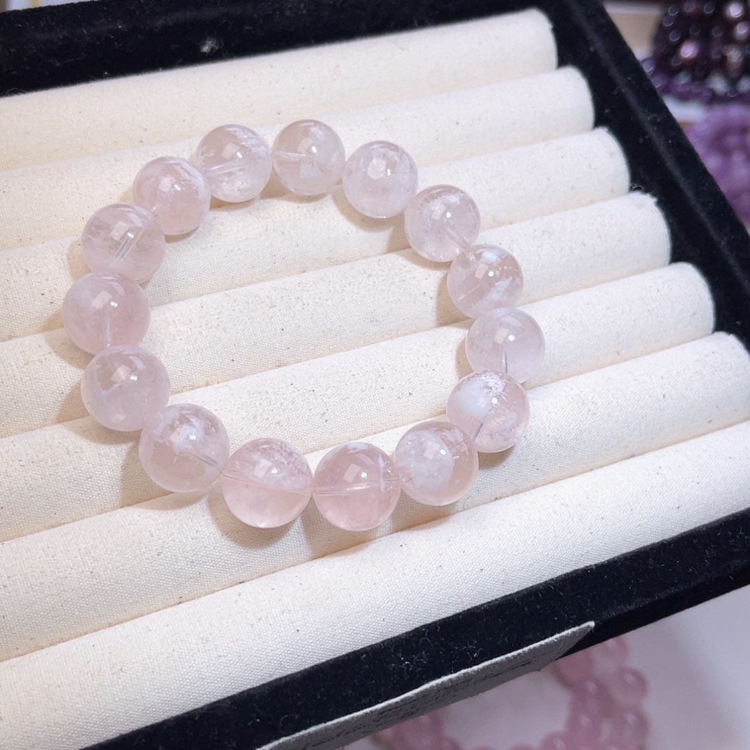 水晶手串未镶嵌Y***y天然水晶15mm